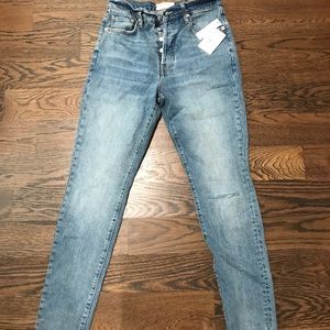 High waisted FP never worn (tags on) jeans